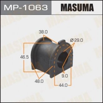 Втулка стабілізатора переднього Toyota FJ Cruiser (06-09), Land Cruiser Prado (02-09) (Кратно 2 шт) MASUMA MP1063 (фото 1)