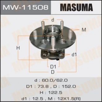 Ступица колеса задн TOYOTA COROLLA/ NRE150L MASUMA MW11508