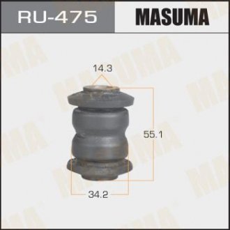 Сайлентблок переднього нижнього важеля зовнішній Nissan Almera Classic (06-12) MASUMA RU475