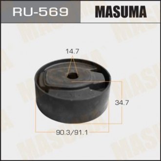 Сайлентблок заднього редуктора Toyota RAV 4 (05-) MASUMA RU569