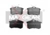 Комплект тормозных колодок, дисковый тормоз 19-0428 MAXGEAR 190428 (фото 1)