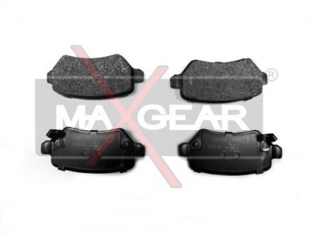 Комплект тормозных колодок, дисковый тормоз 19-0450 MAXGEAR 190450