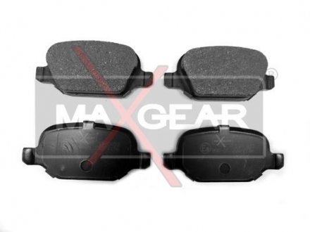 Комплект тормозных колодок, дисковый тормоз 19-0453 MAXGEAR 190453