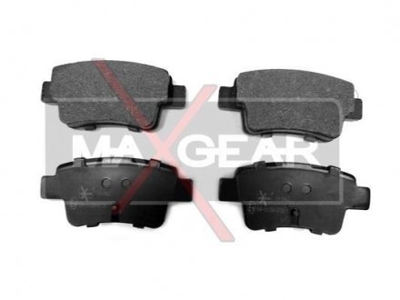 Комплект тормозных колодок, дисковый тормоз 19-0463 MAXGEAR 190463