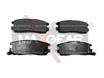 Комплект тормозных колодок, дисковый тормоз 19-0483 MAXGEAR 190483