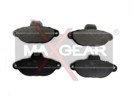 Комплект тормозных колодок, дисковый тормоз 19-0493 MAXGEAR 190493