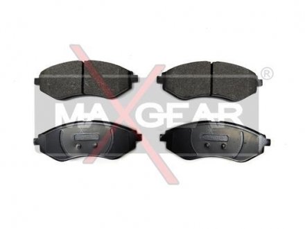 Комплект тормозных колодок, дисковый тормоз 19-0568 MAXGEAR 190568