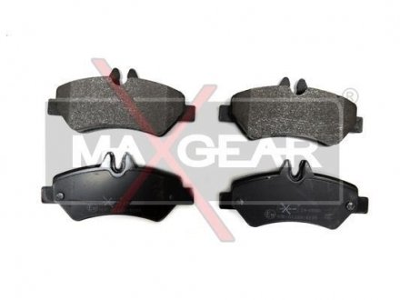 Комплект тормозных колодок, дисковый тормоз 19-0580 MAXGEAR 190580