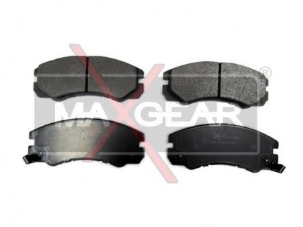 Комплект тормозных колодок, дисковый тормоз 19-0581 MAXGEAR 190581