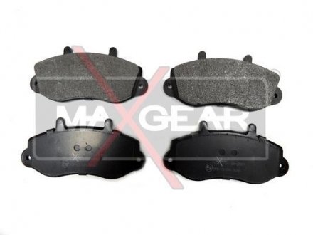 Комплект тормозных колодок, дисковый тормоз 19-0587 MAXGEAR 190587 (фото 1)