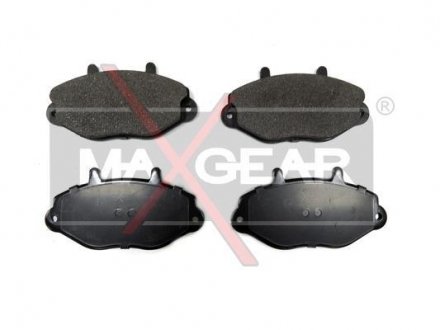 Комплект тормозных колодок, дисковый тормоз 19-0589 MAXGEAR 190589