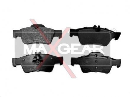 Комплект тормозных колодок, дисковый тормоз 19-0593 MAXGEAR 190593