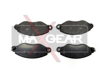 Комплект тормозных колодок, дисковый тормоз 19-0671 MAXGEAR 190671