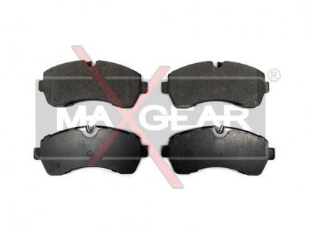 Комплект тормозных колодок, дисковый тормоз 19-0675 MAXGEAR 190675