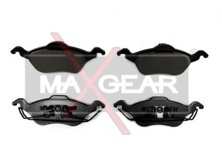 Комплект тормозных колодок, дисковый тормоз 19-0676 MAXGEAR 190676