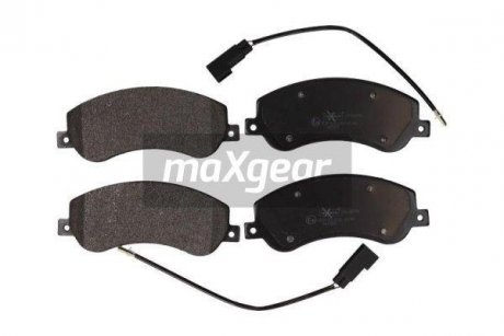 Комплект тормозных колодок, дисковый тормоз 19-0878 MAXGEAR 190878