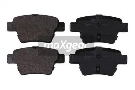 Комплект тормозных колодок, дисковый тормоз 19-0897 MAXGEAR 190897