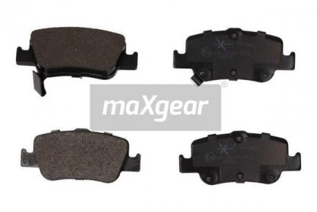 Комплект тормозных колодок, дисковый тормоз 19-0902 MAXGEAR 190902