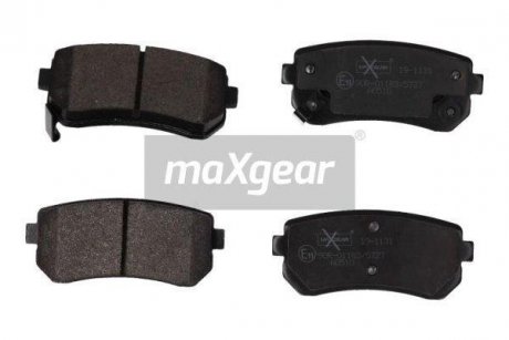 Комплект тормозных колодок, дисковый тормоз 19-1131 MAXGEAR 191131 (фото 1)