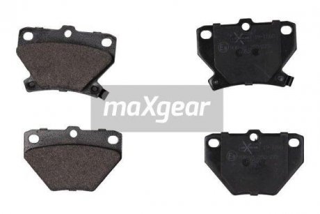 Комплект тормозных колодок, дисковый тормоз 19-1160 MAXGEAR 191160