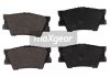 Комплект тормозных колодок, дисковый тормоз 19-1161 MAXGEAR 191161 (фото 1)