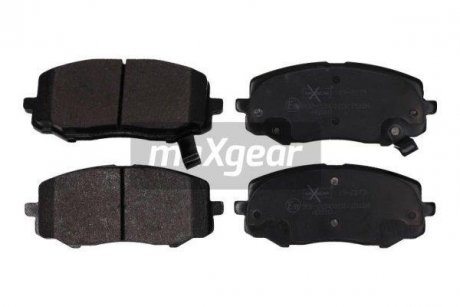 Колодки тормозные HYUNDAI P. I20 08- BEZ ESP MAXGEAR 192173