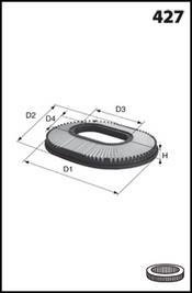 Фильтр воздушный MECAFILTER EL9177