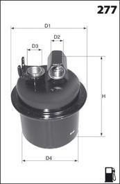 Фільтр палива MECAFILTER ELE6024