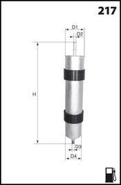 Фильтр топлива MECAFILTER ELE6026