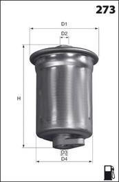 Фильтр топлива MECAFILTER ELE6035