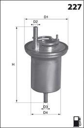 Топливный фильтр MECAFILTER ELE6063