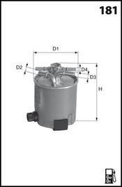 Топливный фильтр MECAFILTER ELG5404