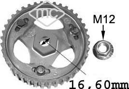 Шестерня ТНВД Renault Clio, Espase 1.9 (97-) Metalcaucho 05623