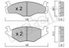 Комплект гальмівних колодок (дискових) Metelli 22-0045-0 (фото 1)