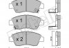 Комплект гальмівних колодок (дискових) Metelli 22-0175-0 (фото 1)