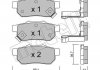 Комплект гальмівних колодок (дискових) Metelli 22-0176-1 (фото 1)