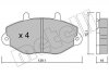 Комплект тормозных колодок, дисковый тормоз Metelli 22-0195-0 (фото 1)