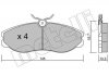 Комплект гальмівних колодок (дискових) Metelli 22-0198-0 (фото 1)