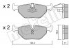 Комплект тормозных колодок, дисковый тормоз Metelli 22-0210-0 (фото 9)