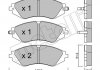 Комплект тормозных колодок, дисковый тормоз Metelli 22-0294-0 (фото 2)