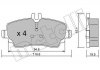 Комплект тормозных колодок, дисковый тормоз Metelli 22-0310-1 (фото 1)