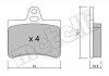 Комплект тормозных колодок, дисковый тормоз Metelli 22-0333-0 (фото 1)