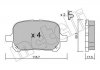 Комплект гальмівних колодок (дискових) 22-0429-0 Metelli 2204290 (фото 1)