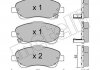 Тормозные колодки, дисковый тормоз (набор) Metelli 2204500 (фото 1)