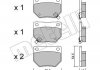 Комплект гальмівних колодок (дискових) Metelli 22-0501-0 (фото 1)