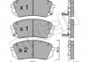 Комплект тормозных колодок, дисковый тормоз Metelli 22-0783-0 (фото 1)