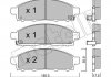 Комплект тормозных колодок, дисковый тормоз Metelli 22-0791-1 (фото 1)