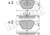 Комплект тормозных колодок, дисковый тормоз Metelli 22-0918-0 (фото 1)