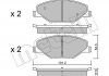 Комплект тормозных колодок (дисковых).) Metelli 22-1006-0 (фото 1)