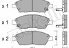 Комплект гальмівних колодок (дискових) Metelli 22-1079-0 (фото 1)